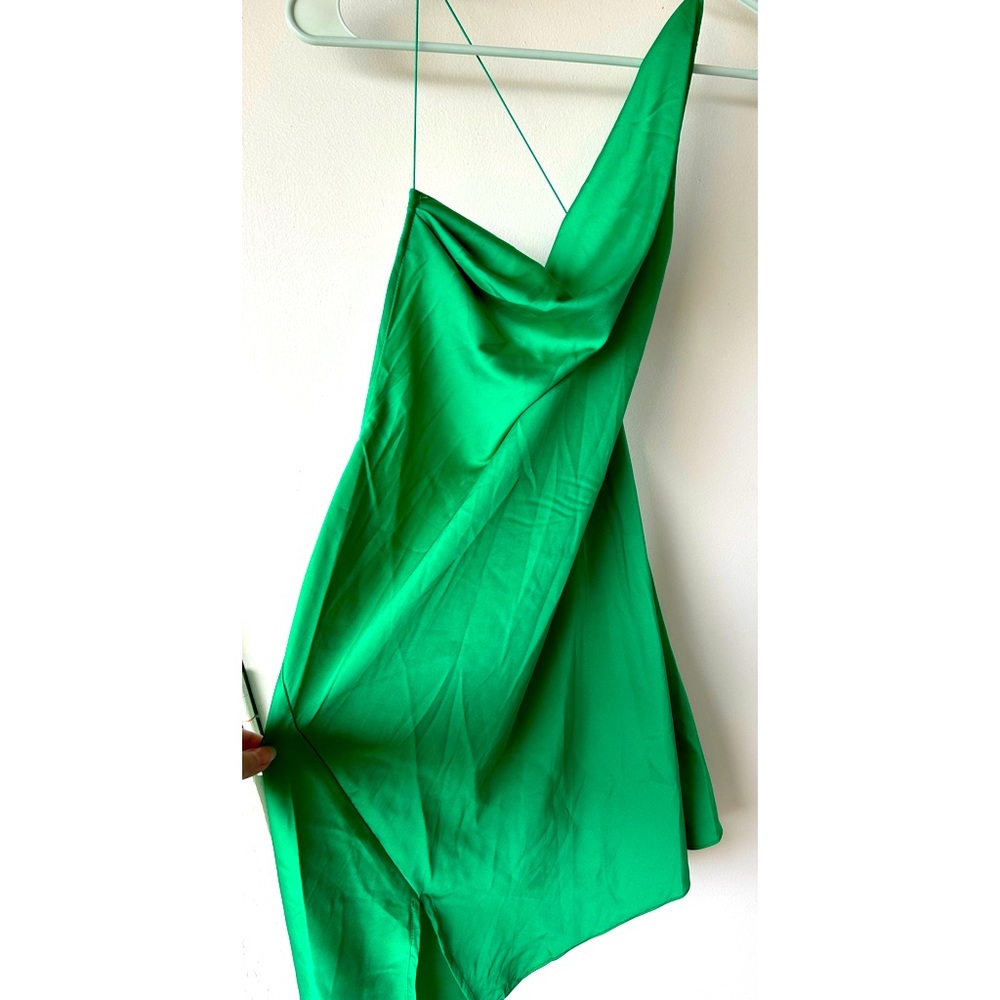12th Tribe asymmetric silk dress
